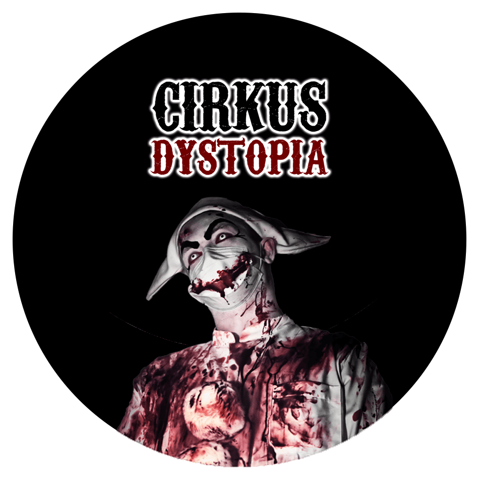 Cirkus DYSTOPIA 2024 hjemmeside knap