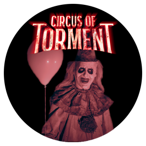 Circus of Torment 2025 hjemmeside event knap rund