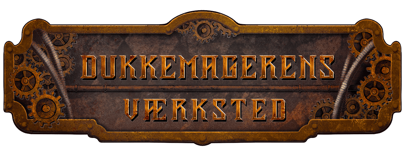 Dukkemagerens Værksted skilt - mindre version til online - CD25 Skilt Halloween Tivoli Friheden